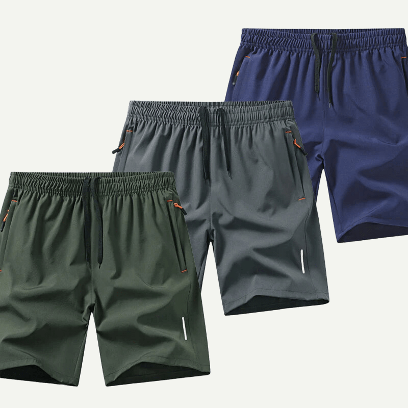 Men's Quick-Dry Training Shorts (3 PACK)