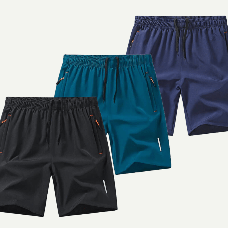 Men's Quick-Dry Training Shorts (3 PACK)